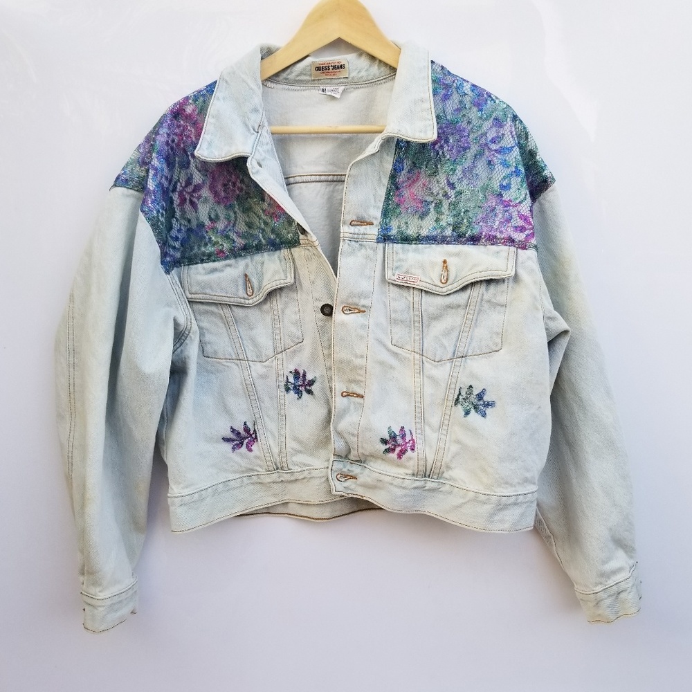 Vintage Denim Jacket Guess Womens